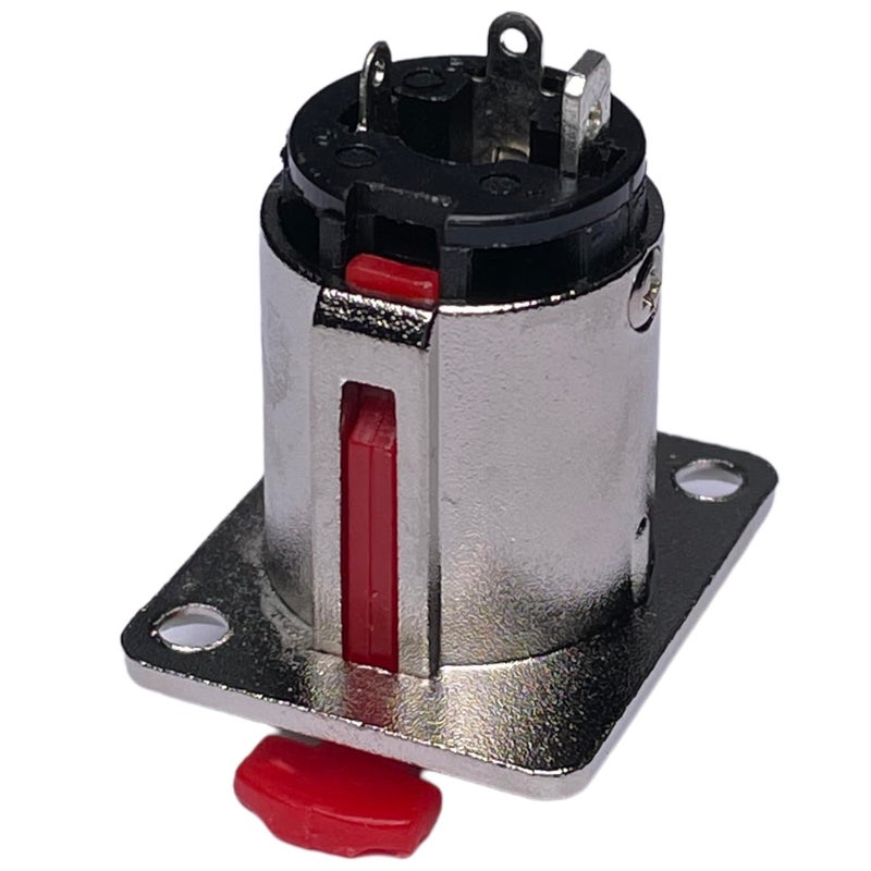 CESS 6.35mm 1/4 Inch Female Stereo TRS Audio Socket Jack Connector Panel/Chassis Mount - 6.35mm Stereo Socket (2 Pack) - Image 4